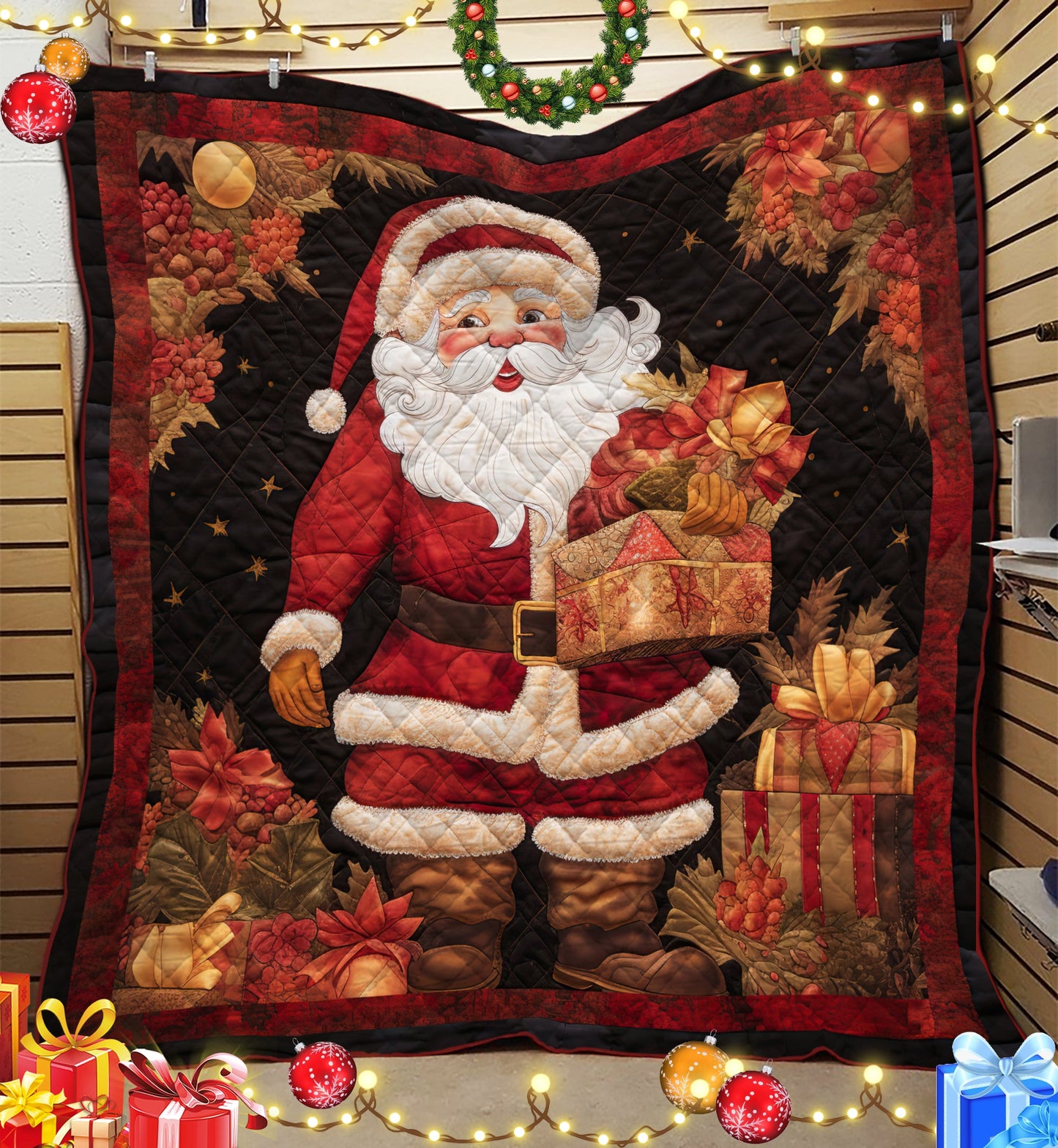 Christmas Santa HM06102303 Quilt Blanket