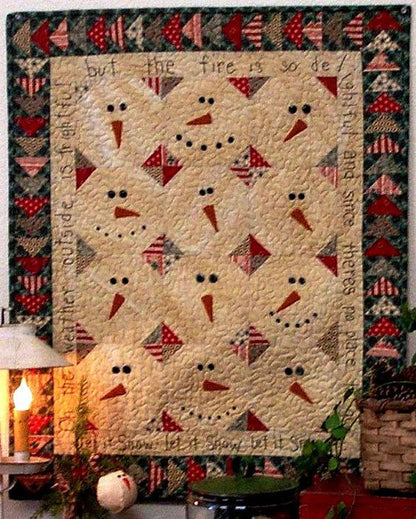 Christmas Snowman CLA11110463Q Quilt Blanket