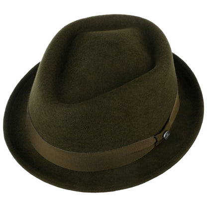 Classic Pork Pie Wool Felt Fedora Hat