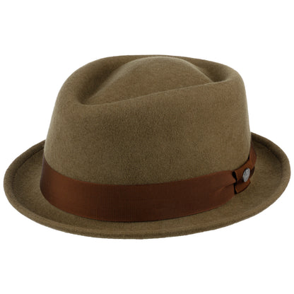 Classic Pork Pie Wool Felt Fedora Hat