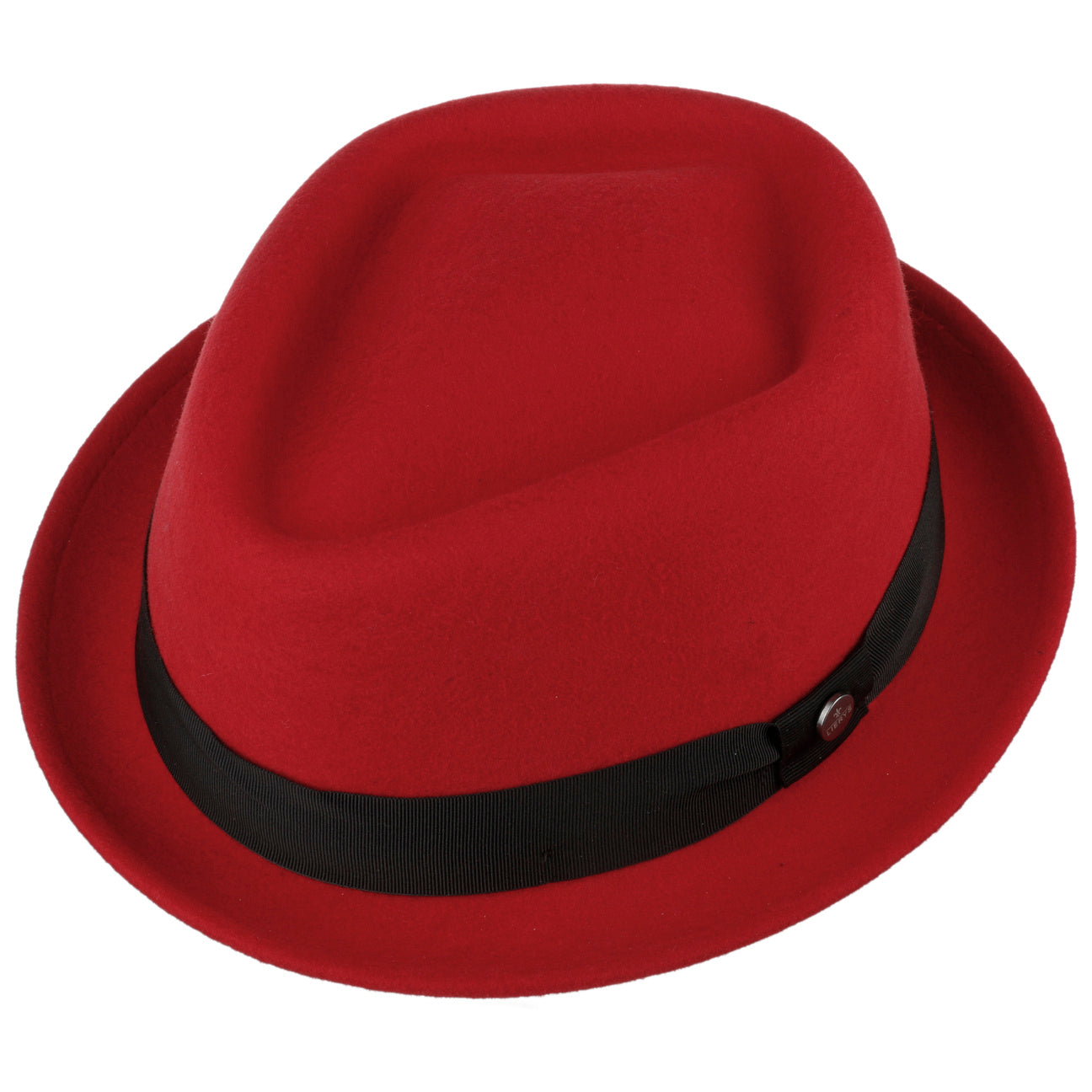 Classic Pork Pie Wool Felt Fedora Hat