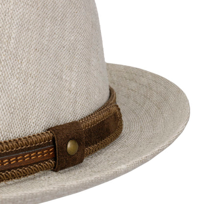 Classic Cloth Fedora Linen Hat