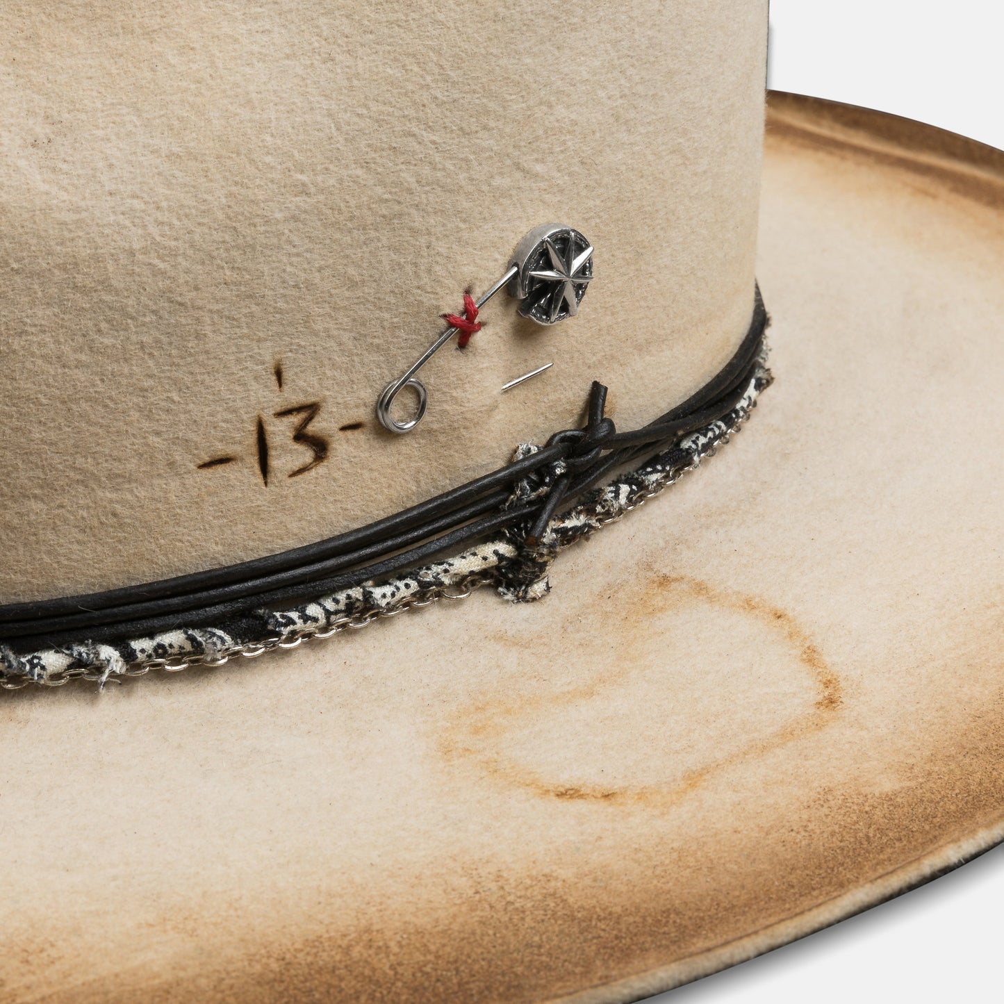 Vintage Charm Distressed Fedora Hat