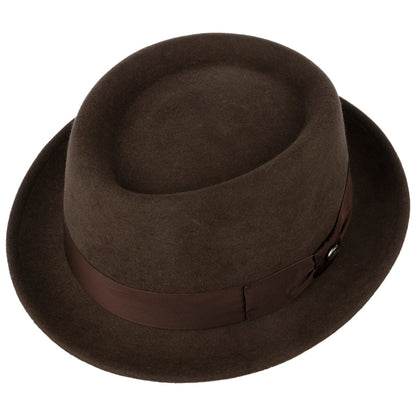 Crushable Pork Pie Fedora Hat