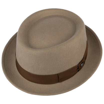 Crushable Pork Pie Fedora Hat