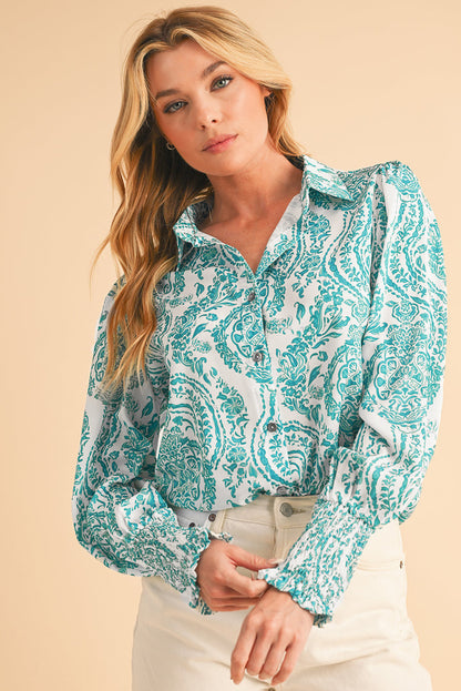 Ethnic Pattern Printed Shirt