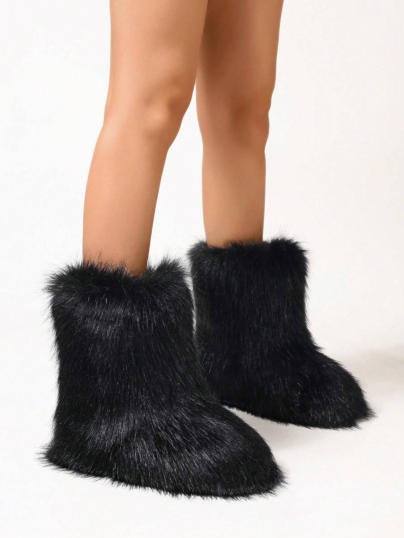 Faux Fur Boots