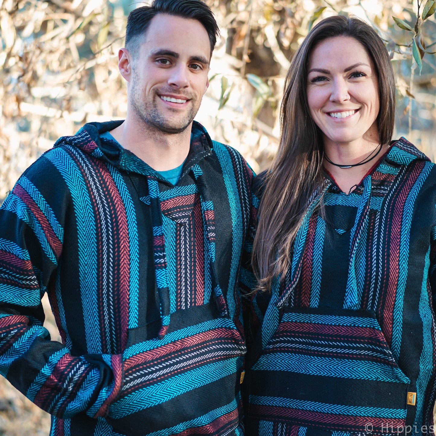 Aztec Mexican Drug Rug Baja Hoodie