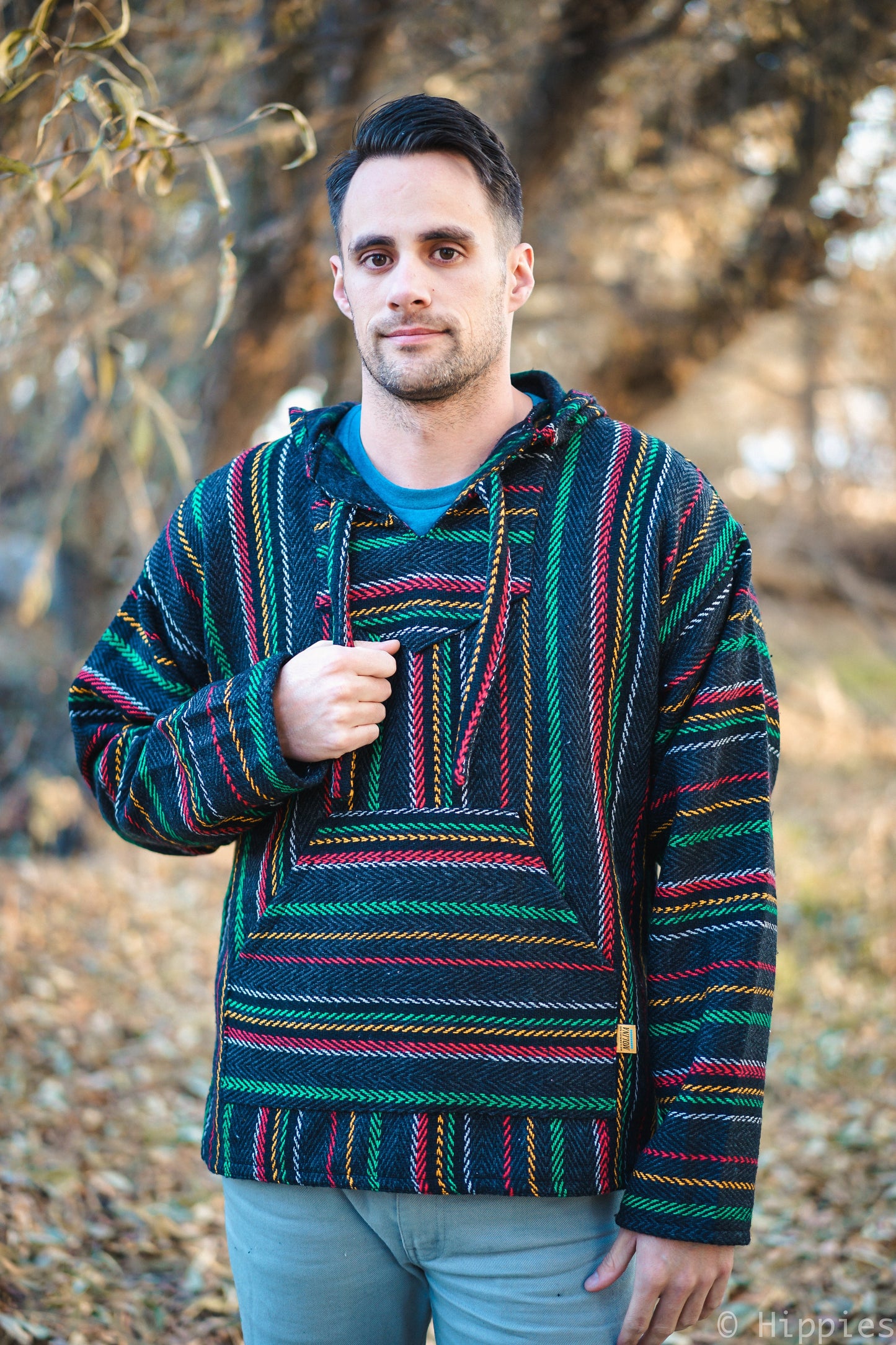 Reggae Mexican Drug Rug Baja Hoodie