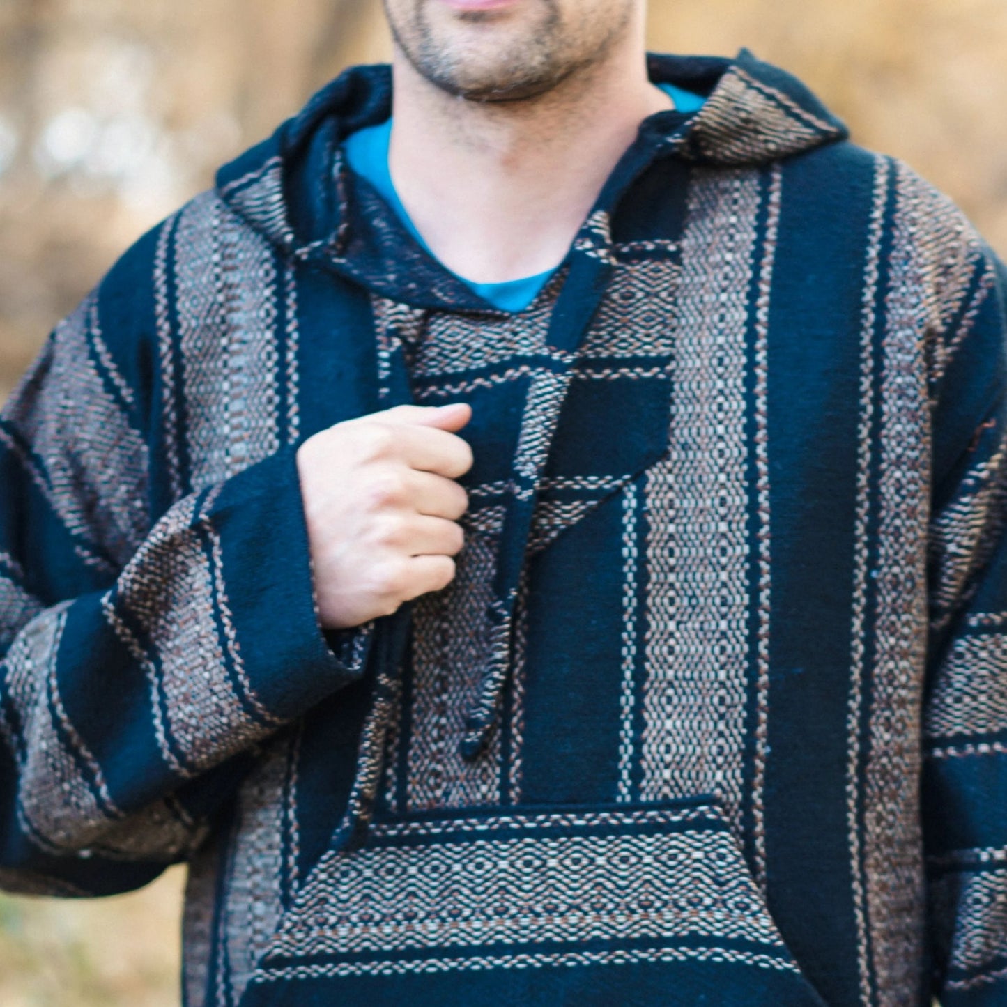 Earth Element Mexican Drug Rug Baja Hoodie