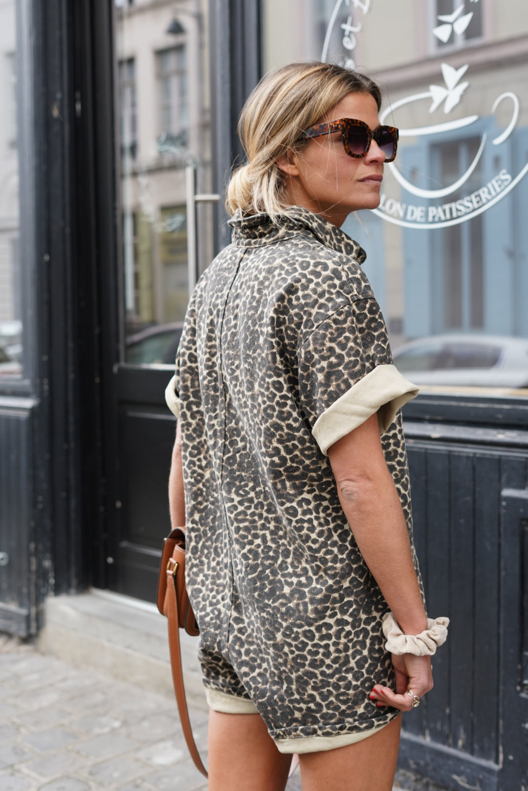 Leopard Playsuit