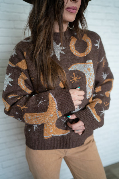 Western Cowgirl's Dreams Sweater