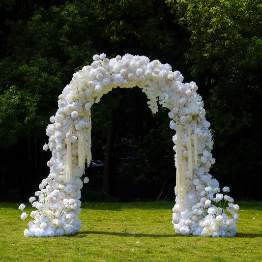 Z013:2023 New Wedding Party Background Floral Arch Decoration Including Frame