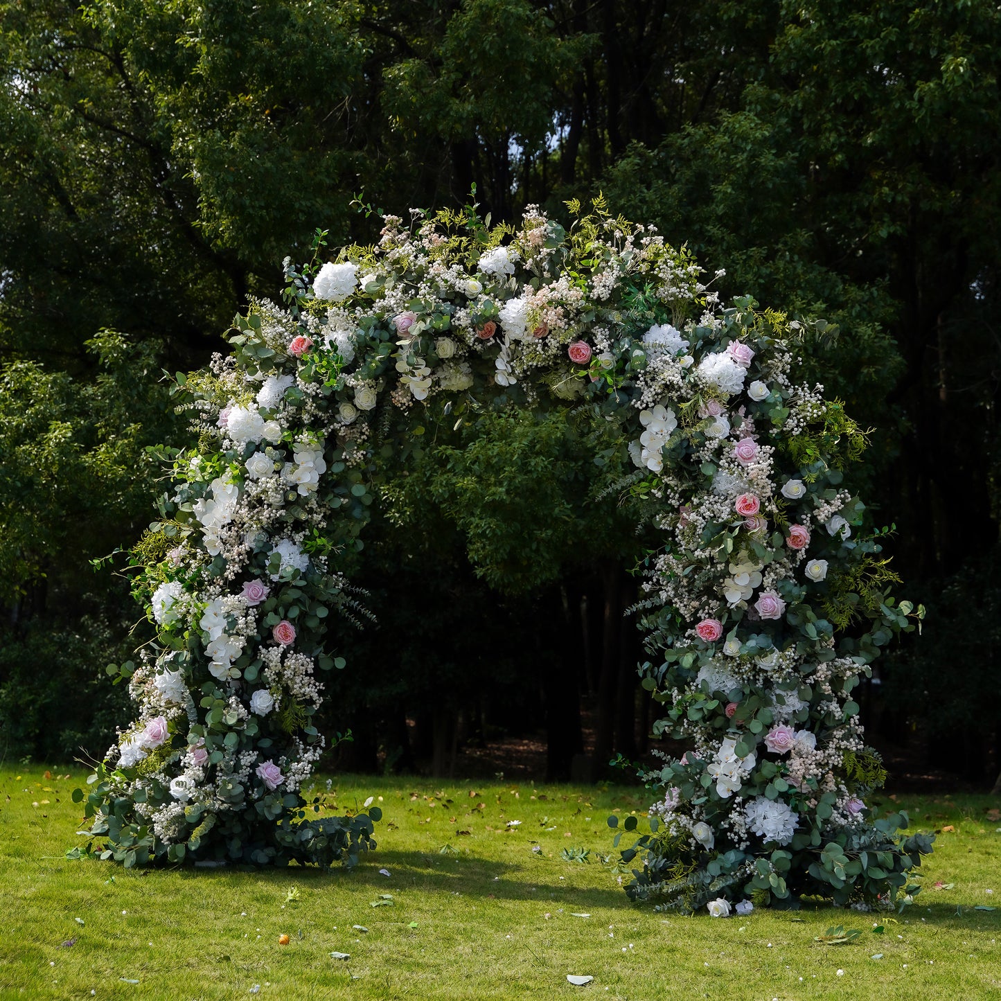 Jean  Wedding Party Background Floral Arch Decoration