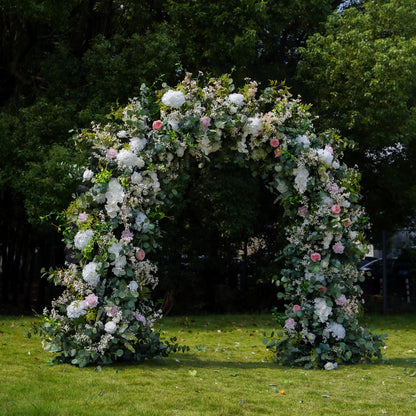 Jean  Wedding Party Background Floral Arch Decoration