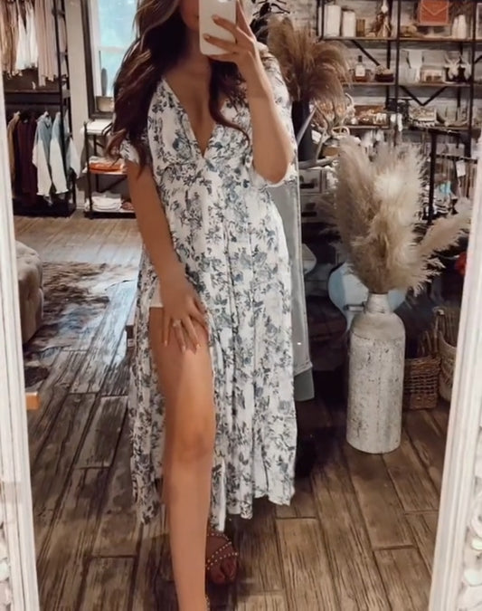 Vintage Bohemian Dress