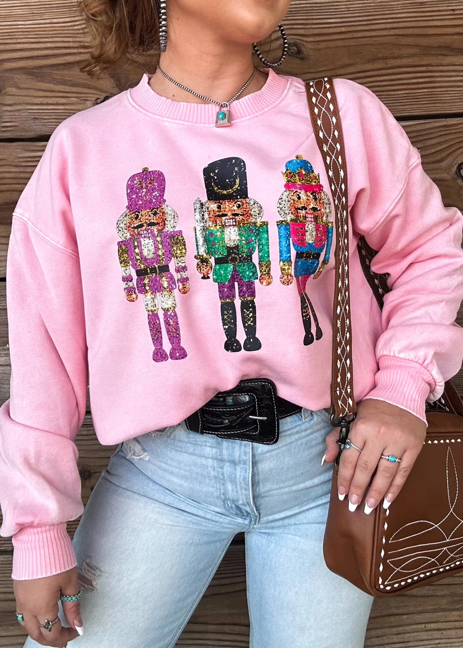 Nutcracker Sequined Sweatshirt