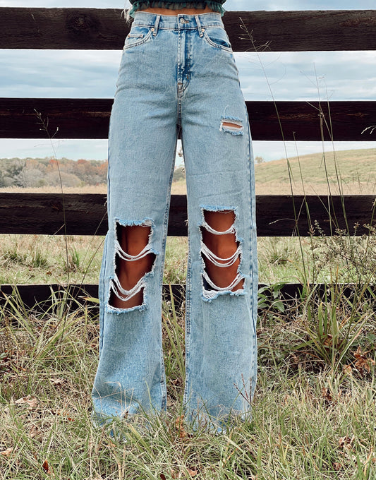 The Bristol Wide Leg Jeans