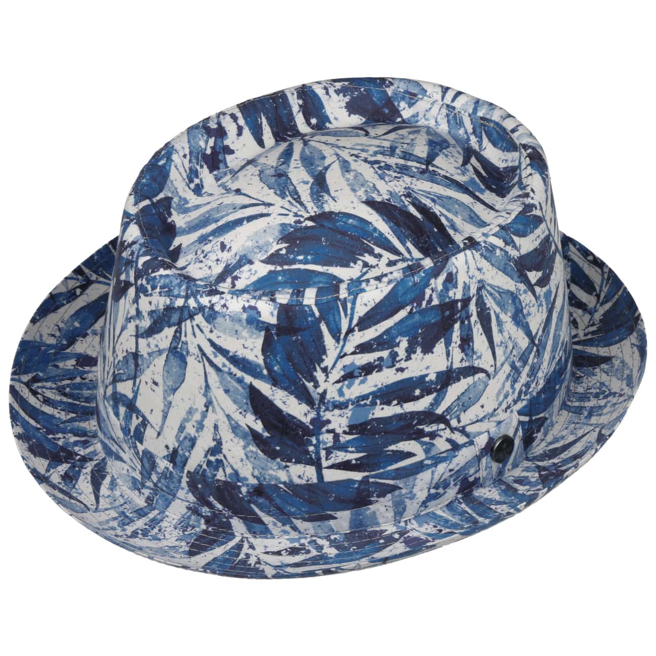 Floral Pork Pie Cloth Hat