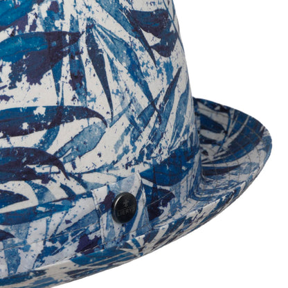 Floral Pork Pie Cloth Hat