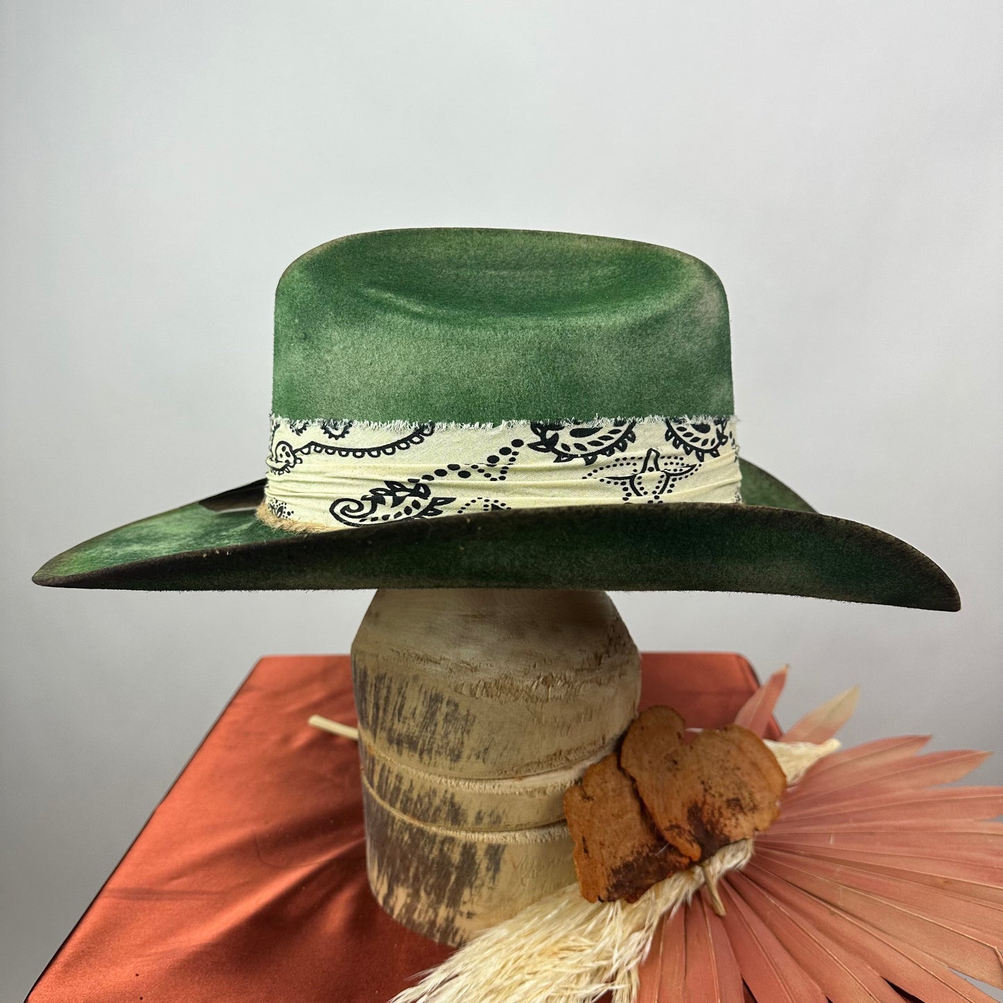 Green Distressed western