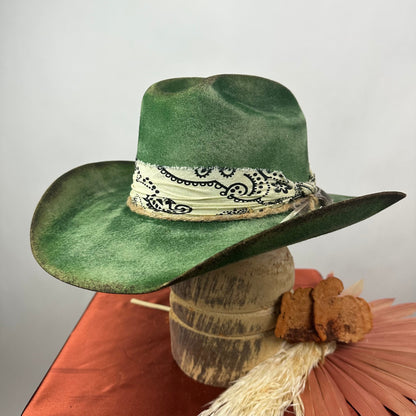 Green Distressed western