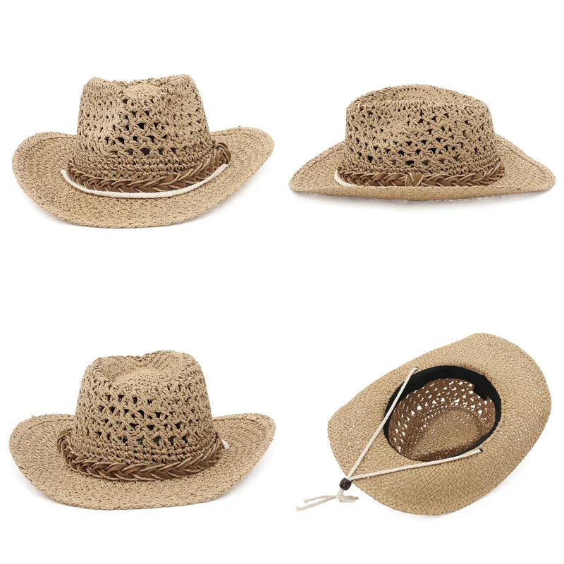 Kid's Cowboy Ring Top Straw Hat