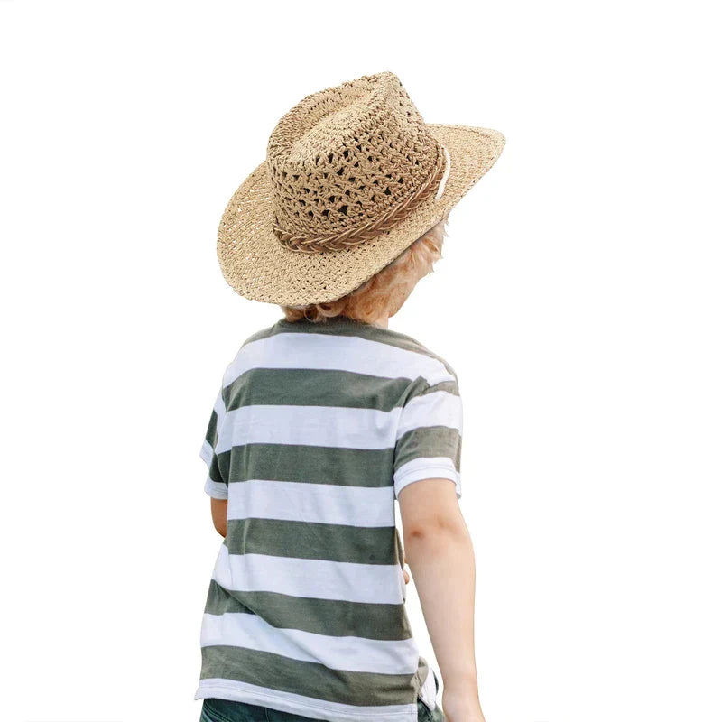 Kid's Cowboy Ring Top Straw Hat