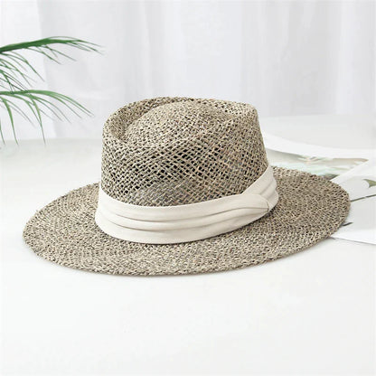 Retro Fashion Straw Capeline Hat