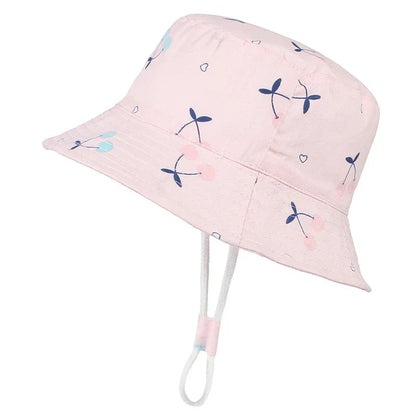 Kids Bucket Cotton Flat Hat