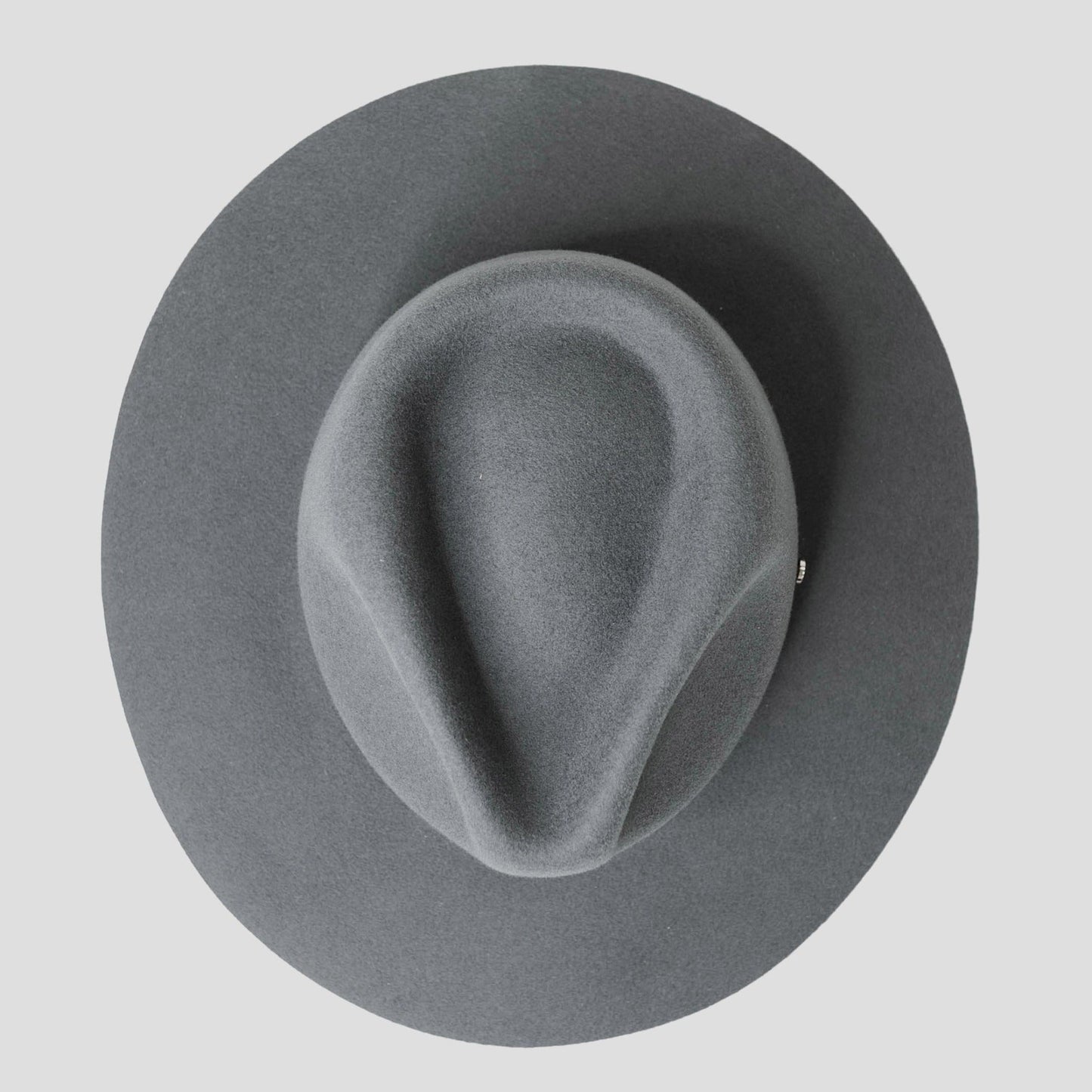 Dapper Men's Felt Fedora Hat__ark Grey