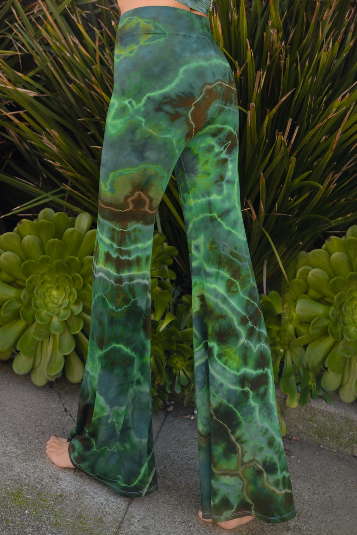 HIGH WAIST PANT - AMAZON TIE DYE