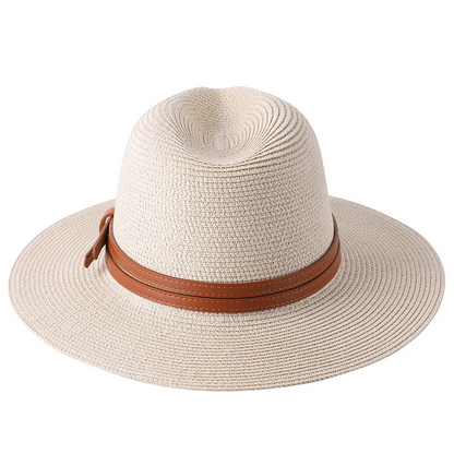 Wide Brim Straw Panama Hat