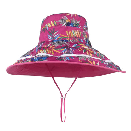 Detachable Large Brim Reversible Bucket Hat