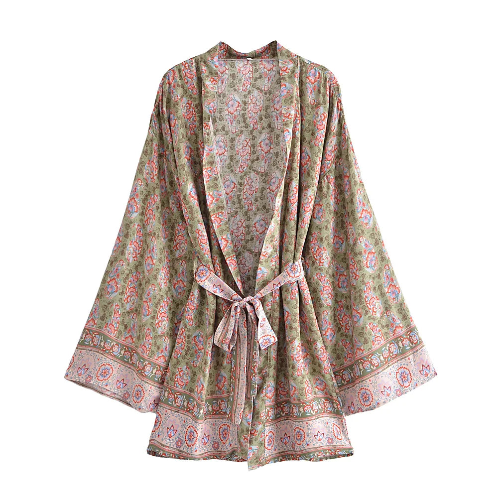 Selina Floral Kimono Robe