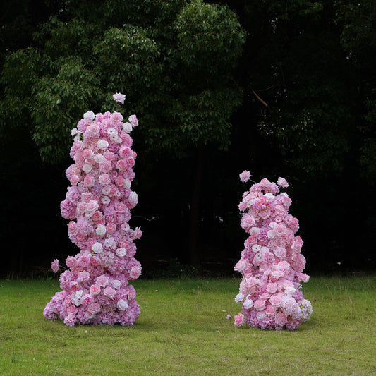 Hazel Wedding Party Background Floral Arch Decoration