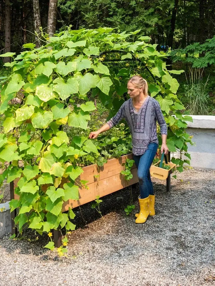 🔥Hot Sale🔥Heavy Duty Standing Garden Planters for Outdoor，Perfect for Patio Deck & Backyard