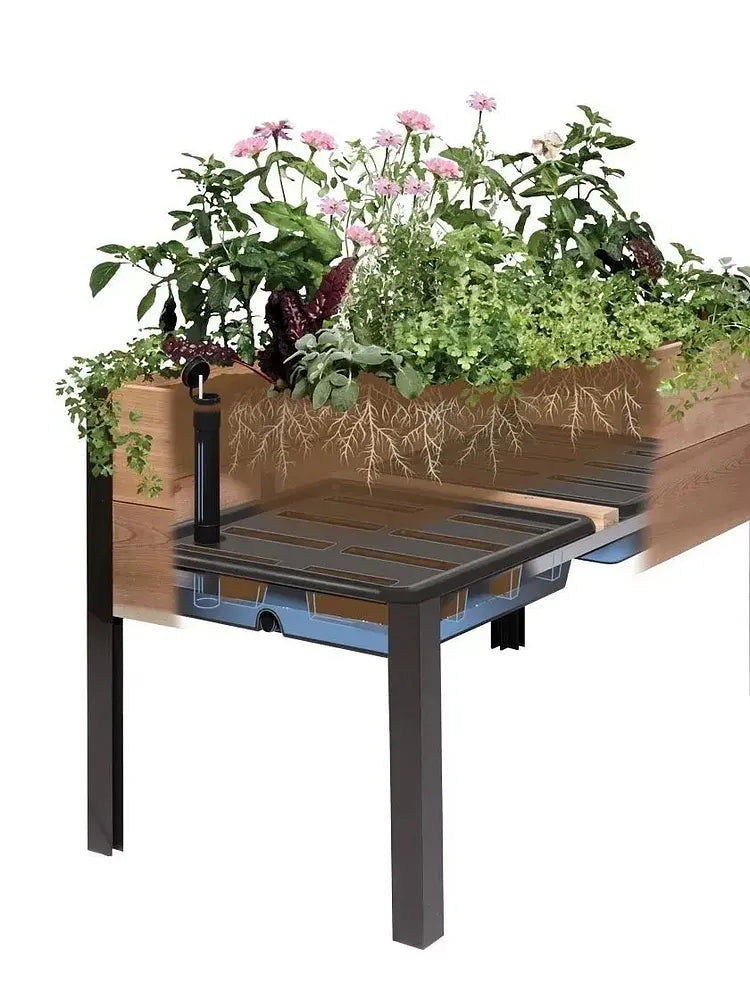 🔥Hot Sale🔥Heavy Duty Standing Garden Planters for Outdoor，Perfect for Patio Deck & Backyard