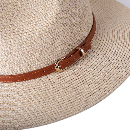 Wide Brim Straw Panama Hat