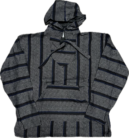 Slate Mexican Drug Rug Baja Hoodie