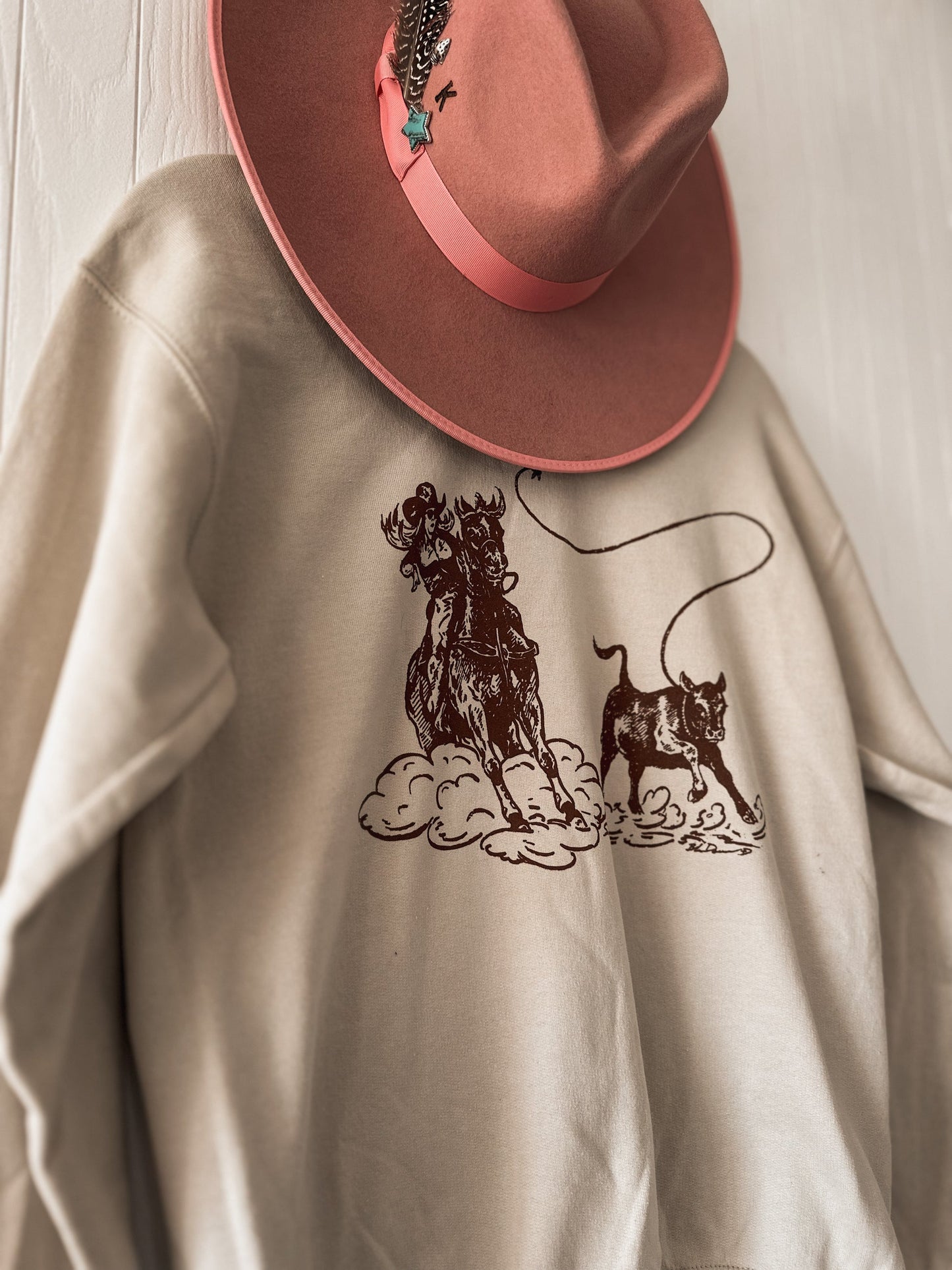 Women's Wild West Print Sweatshirt