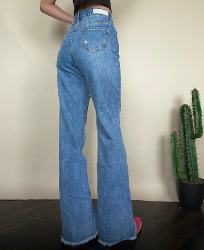 Final Sale __artina Palazzo distressed Women's Jeans