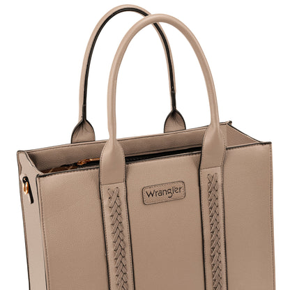 Wrangler Tote Bag for Women Zipper Shoulder Handbag