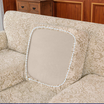 Exquisite Jacquard Floral Pattern High Spandex Sofa Slipcover Includes Separate Seat Covers