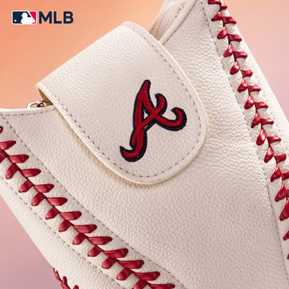 MLB Atlanta Braves Leather Crossbody Bag