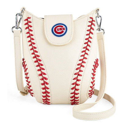 MLB Chicago Cubs Leather Crossbody Bag