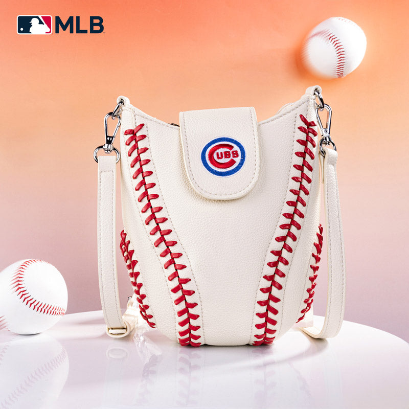 MLB Chicago Cubs Leather Crossbody Bag