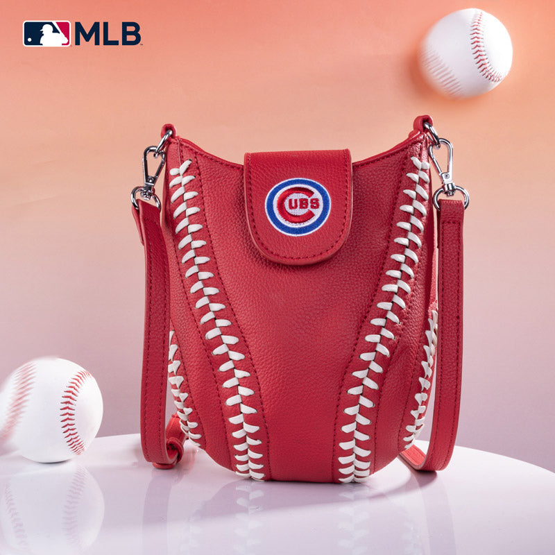 MLB Chicago Cubs Leather Crossbody Bag