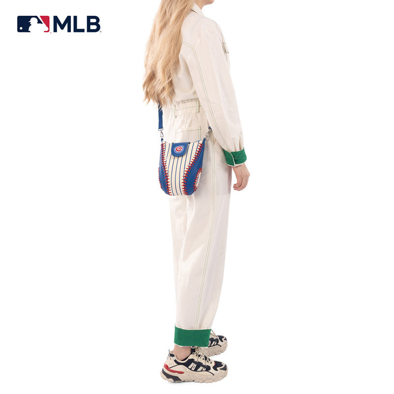 MLB Chicago Cubs Leather Crossbody Bag