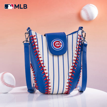 MLB Chicago Cubs Leather Crossbody Bag